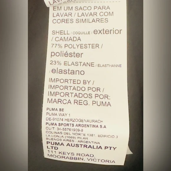 PUMA -Crystal Galaxy Women's  Black Bodysuit with open back & snap crotc… - Picture 11 of 12